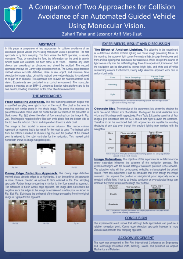 (PDF) A Comparison of Two Approaches for Collision Avoidance of an ...