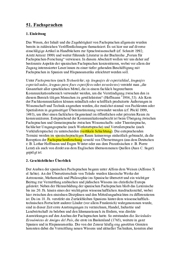 (PDF) Fachsprachen