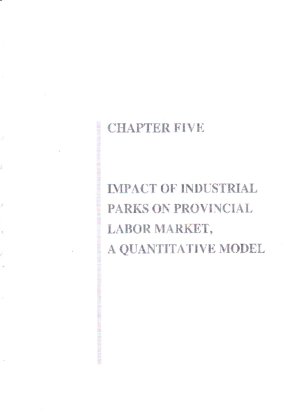 (PDF) Impact of Industrial Parks on Urban and Regional Development
