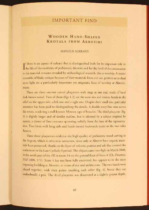(PDF) Wooden hand-shaped krotala from Akrotiri