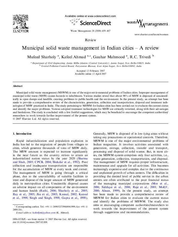 pdf-municipal-solid-waste-management-in-indian-cities-a-review