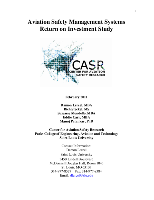 Aviation safety research paper topics picture