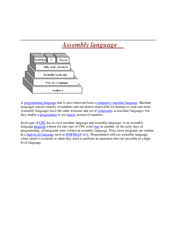 (DOC) Assembly languag1 structure