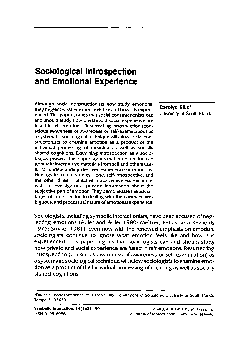Introspection psychology essay picture