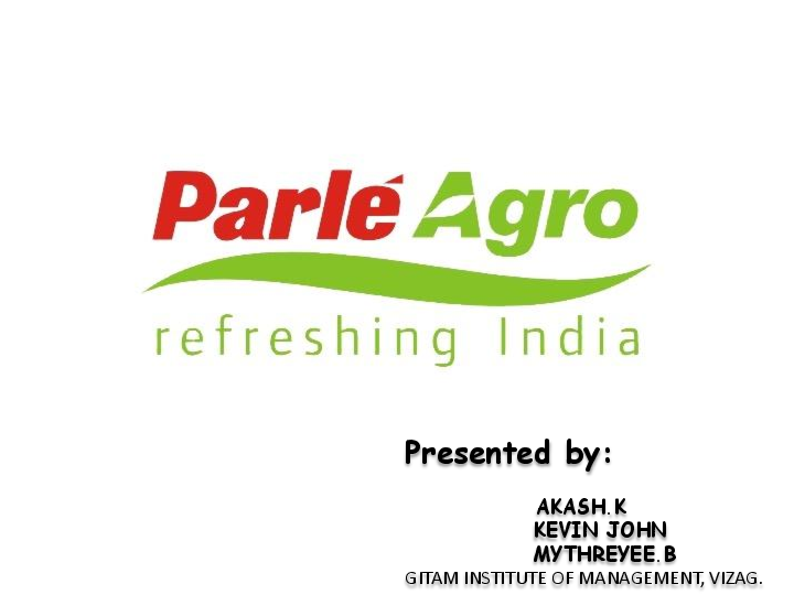 Parle agro essay image