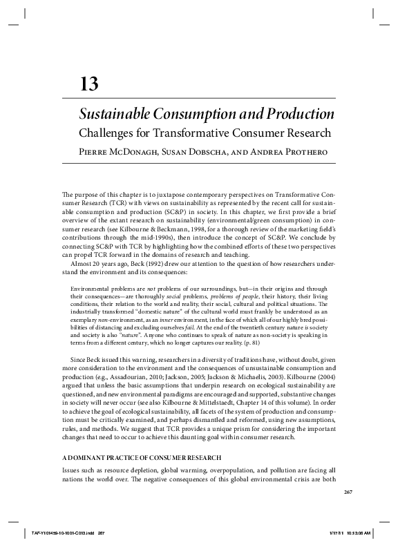 Sustainable consumption thesis 08 picture