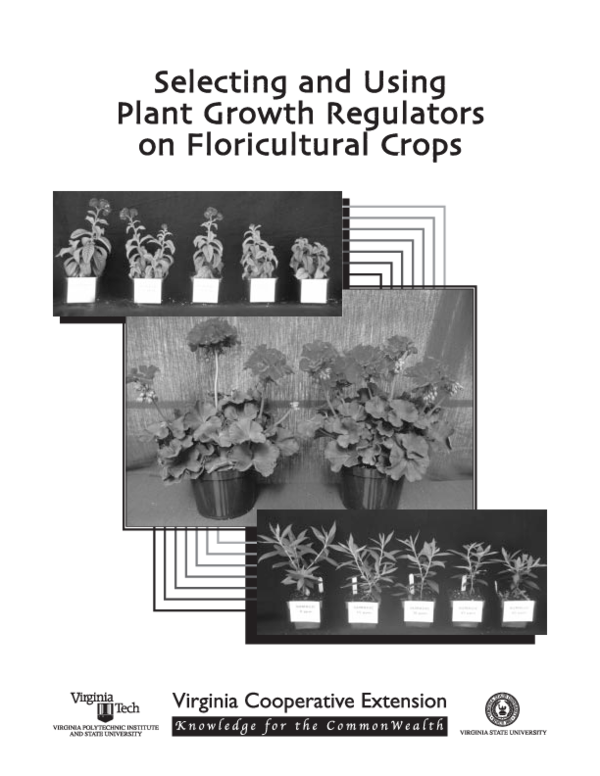 (PDF) Selecting and Using Plant Growth Regulators on Floricultural Crops Jaime Silva Morales