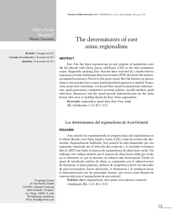 What makes asian regionalism significant in globalization picture