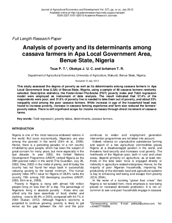 Related studies about cassava in the philippines image