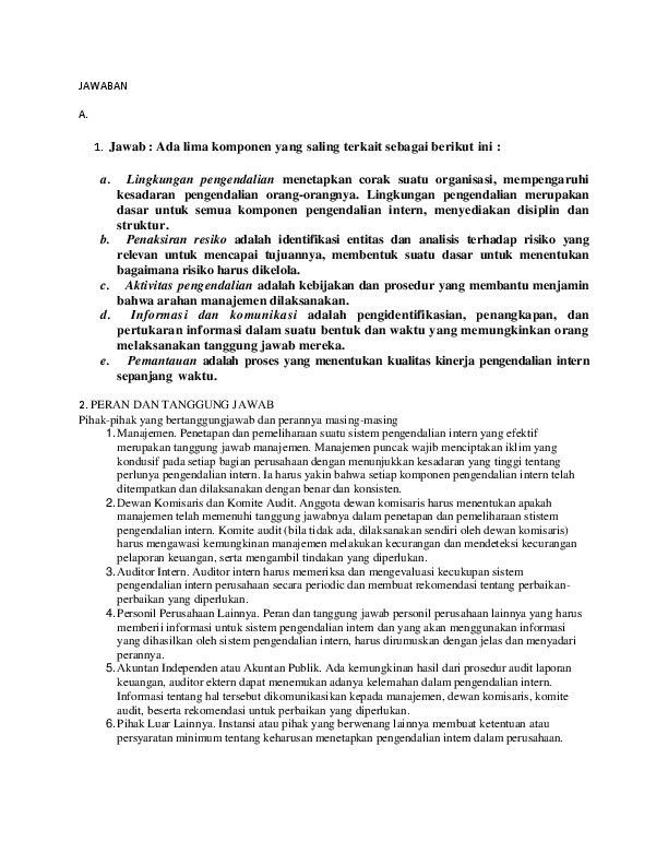 Pertanyaan Tentang Pengukuran Risiko Pertanyaan Tentang Pengukuran Risiko