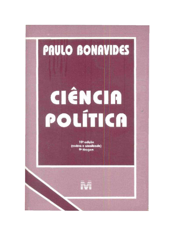 Paulo Bonavides-Ciencia Politica