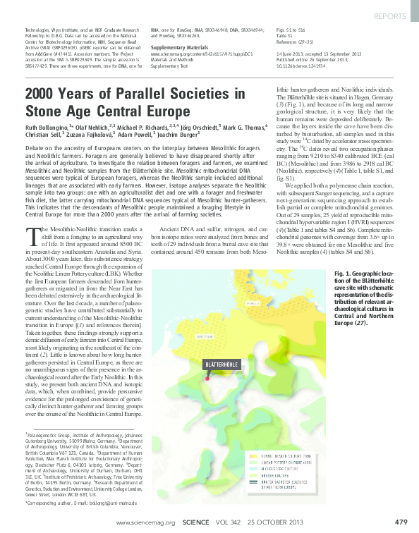 2000 Years of Parallel Societies in Stone Age Central Europe