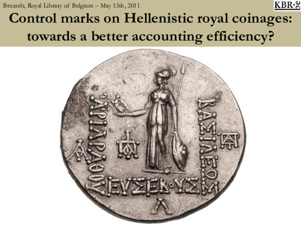 (PPT) Control marks on Hellenistic royal coinages: towards a better ...