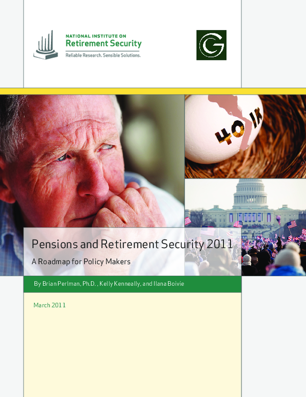 (PDF) Pensions & Retirement Security 2011: A Roadmap for Policymakers