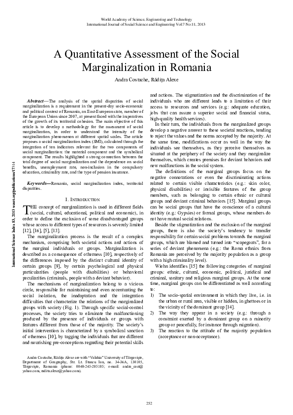 Systemic marginalization image