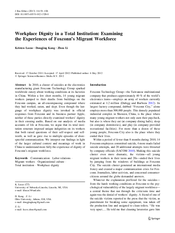 Foxconn code of conduct image