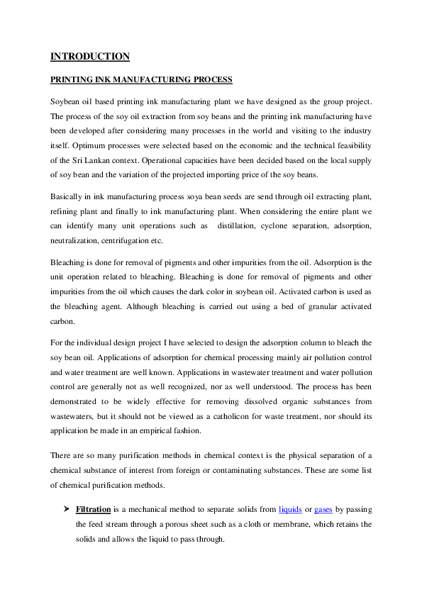 (DOC) INTRODUCTION PRINTING INK MANUFACTURING PROCESS Pradeep