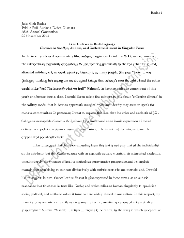 Informative essay on autism image