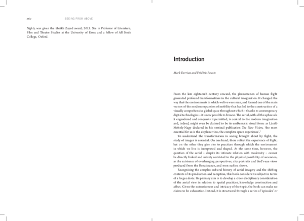 (PDF) Introduction to 'Seeing From Above'