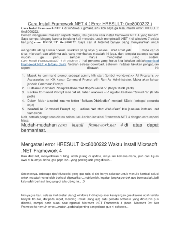 Doc Framework Fix Roman Hidayat Academia Edu