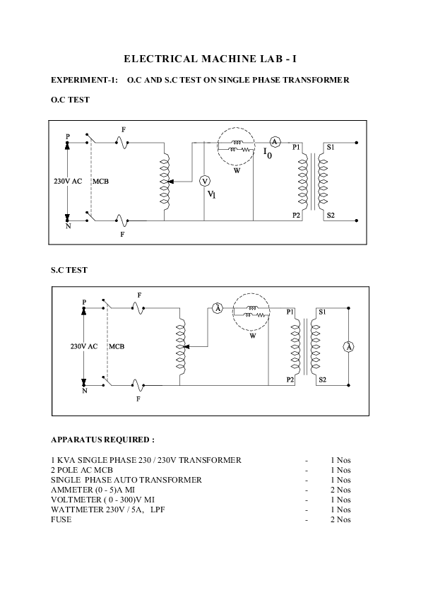 (PDF) ELECTRICAL MACHINE LAB I Kishore Bose Academia.edu