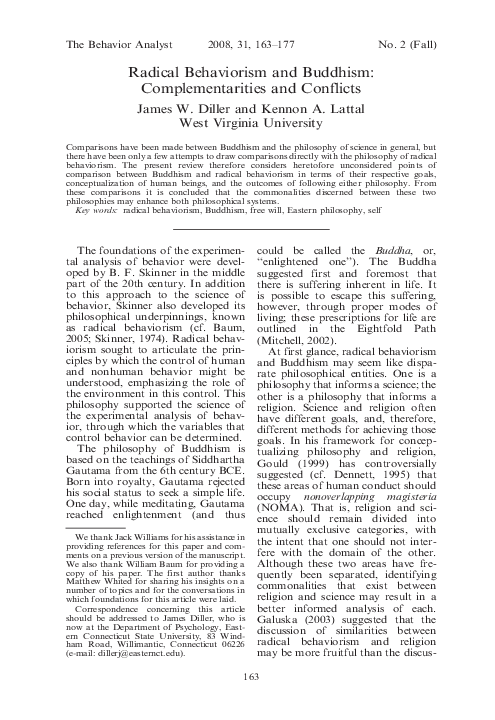 Radical behaviorism picture