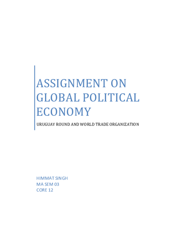 (DOC) GPE assignment