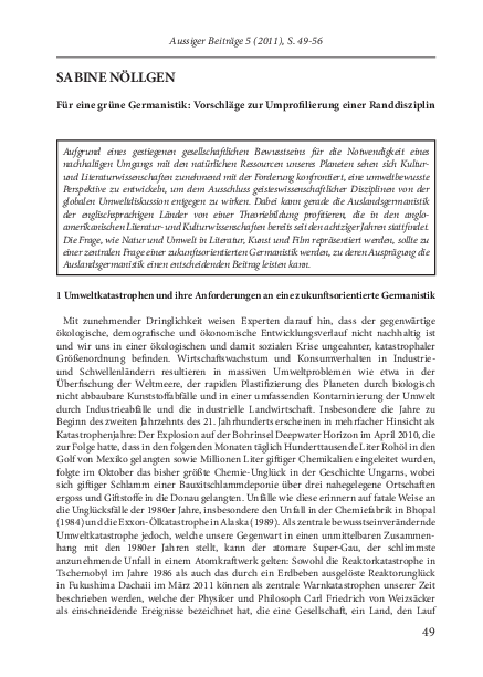Green Studies Research Papers Academia Edu