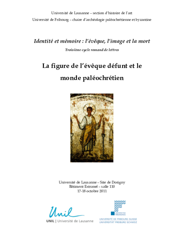 (PDF) Saint Apollinaire, un évêque fondateur Alžběta Filipová