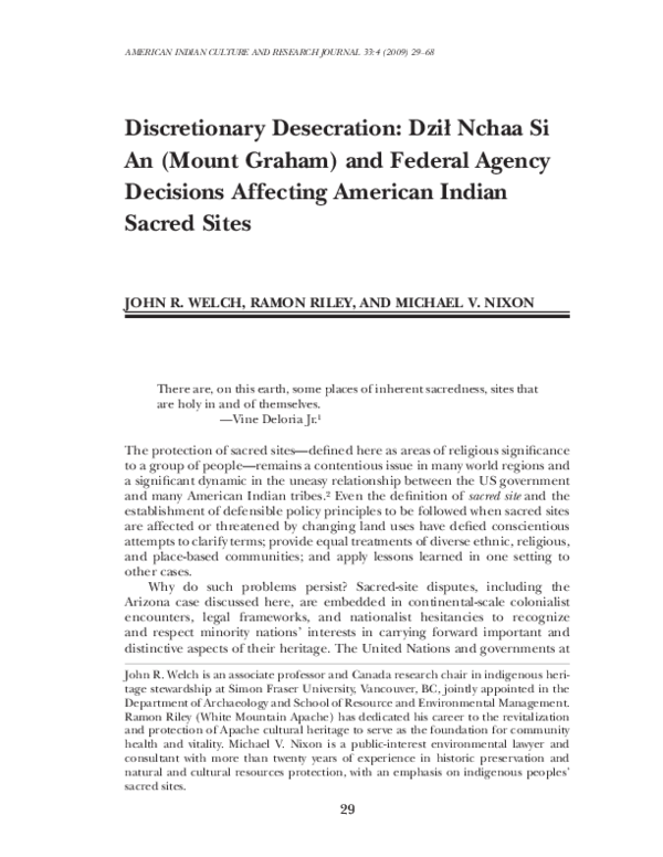 Desecration essay image