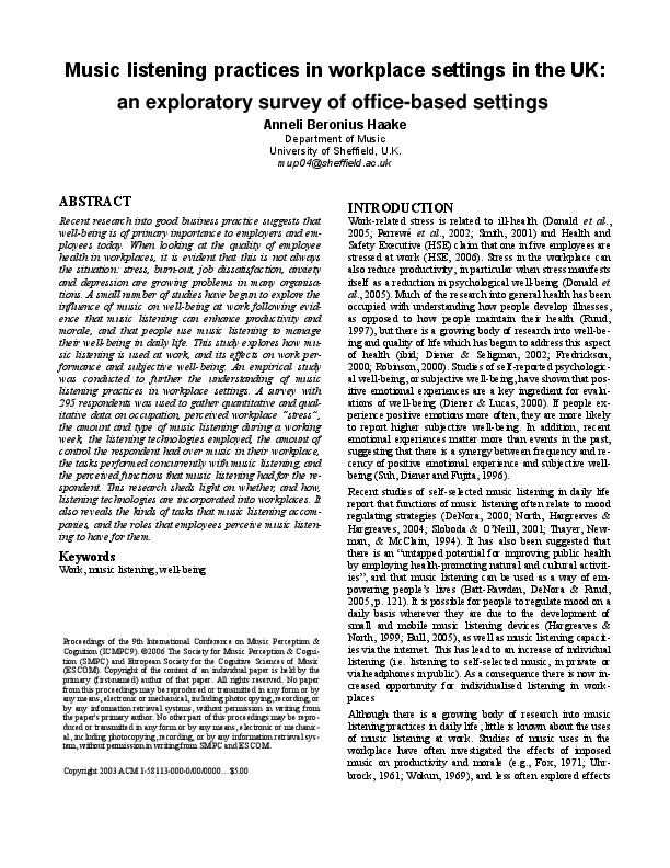 Listening questionnaire pdf image