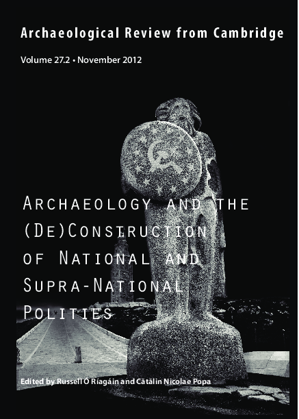 First page of “Who are the Illyrians? The Use and Abuse of Archaeology in the Construction of National and Trans-National Identities in the Southwestern Balkans. In: Archaeology and the (De) Construction of National and Supra-National Polities, Archaeological Review from Cambridge, 27.2 – 2012:71-84”