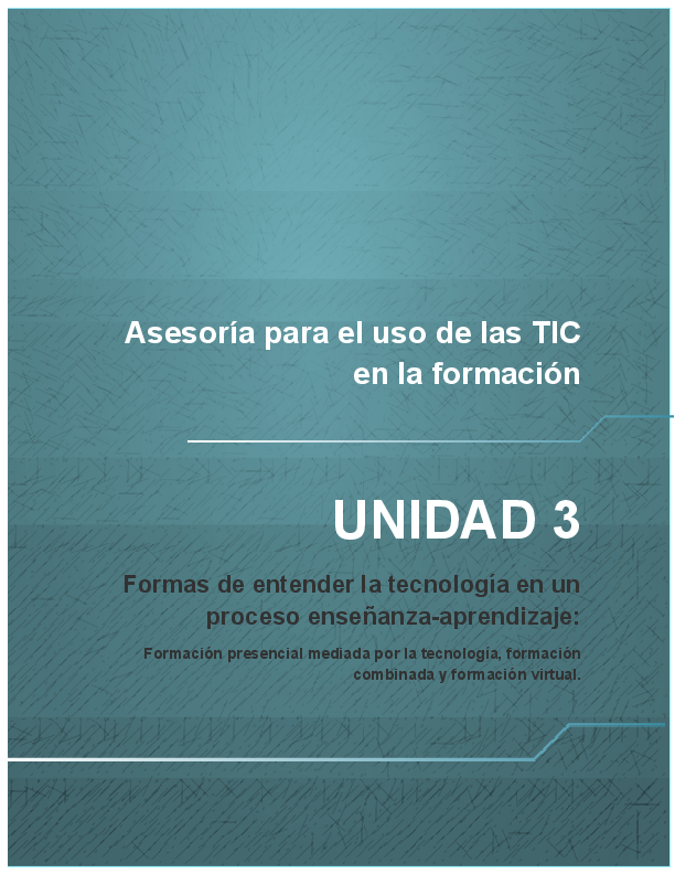 (PDF) Asesoría para el uso de las TIC en la formación