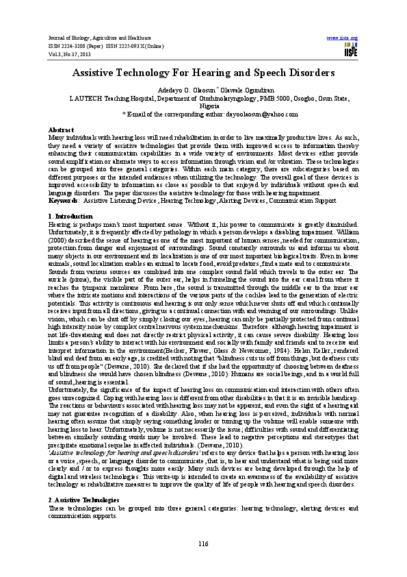 PDF) IISTE Journals November Edition Publication | Alexander 