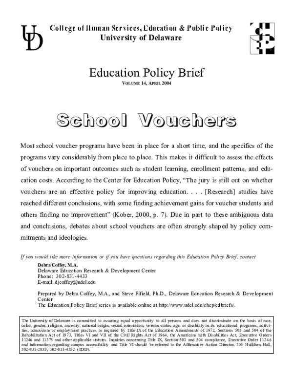 School vouchers essays 07 picture
