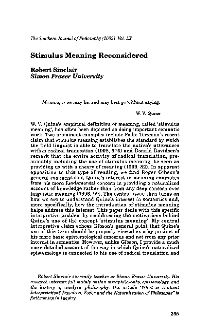 What is stimulus in science picture