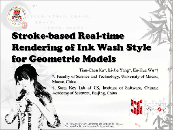 (PDF) Stroke-based Real-time Ink Wash Painting Style Rendering for ...