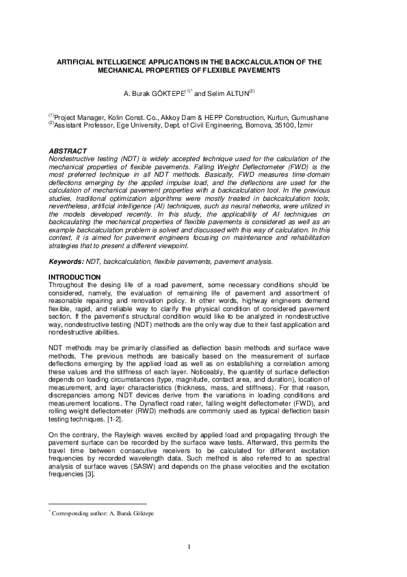 astm backcalculation