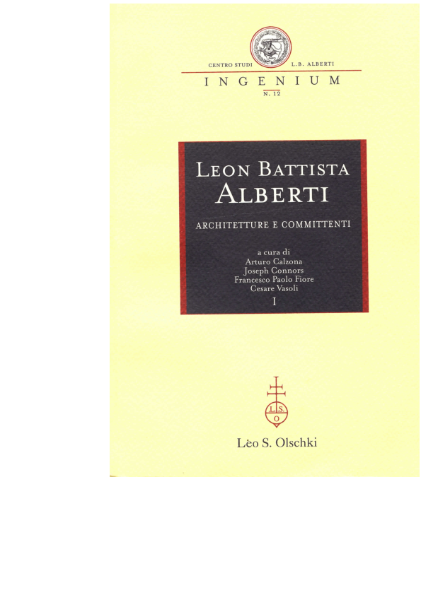 (PDF) La committenza estense, l’Alberti e il palazzo di corte di Ferrara Marco Folin