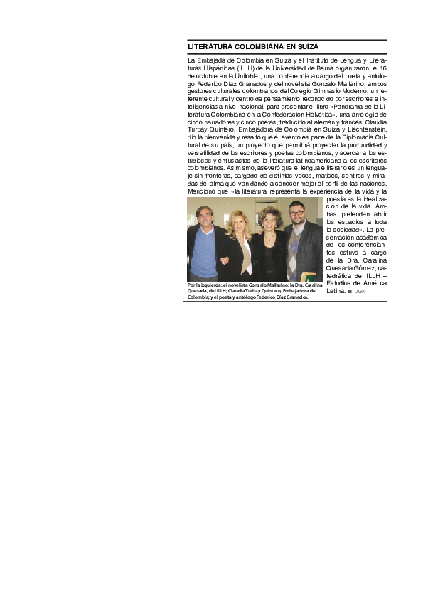 (PDF) Panorama de la literatura colombiana en la Confederación