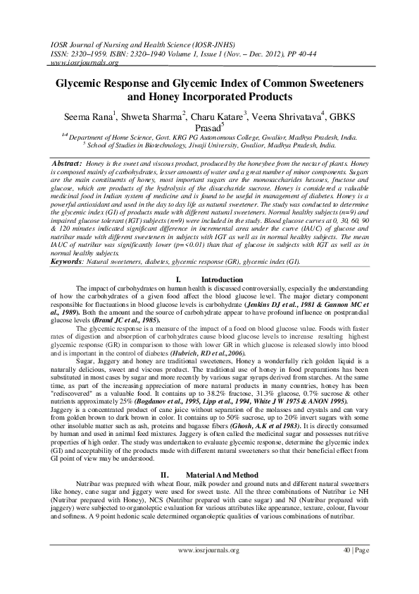 Artificial sweeteners research paper picture