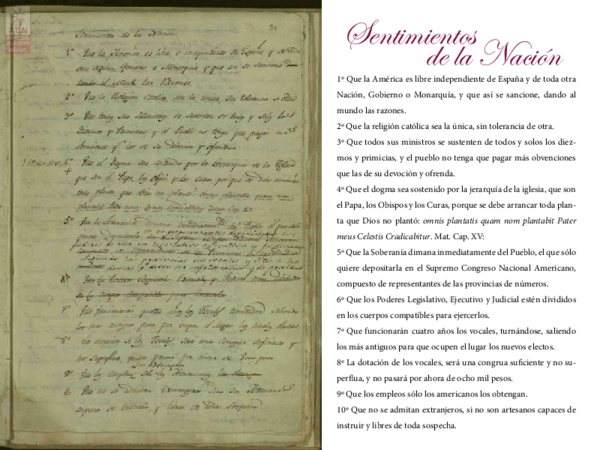 (PDF) Los sentimientos de la Nacion
