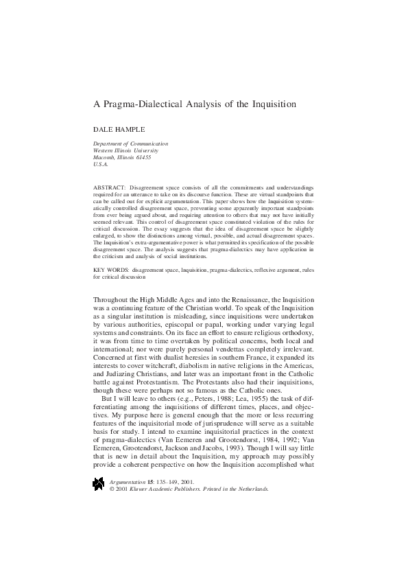 Spanish inquisition argumentative essay picture