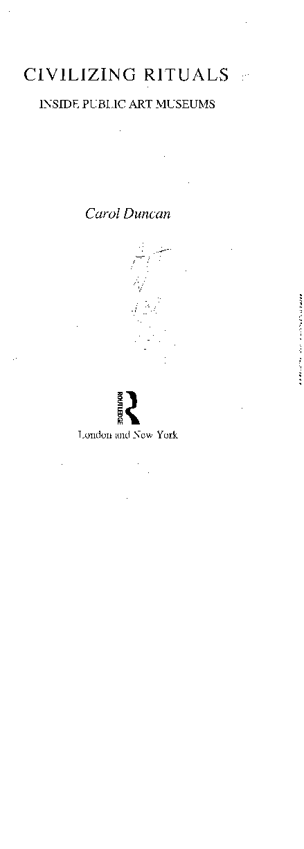 (PDF) Museumas Ritual civilizing rituals