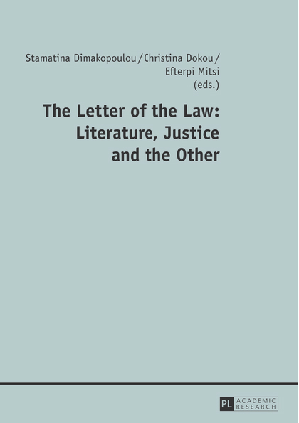 (PDF) The Letter of the Law: Literature, Justice and the Other ...