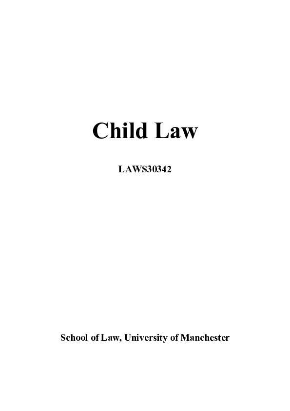 (DOC) Child Law Angela Melville Academia.edu