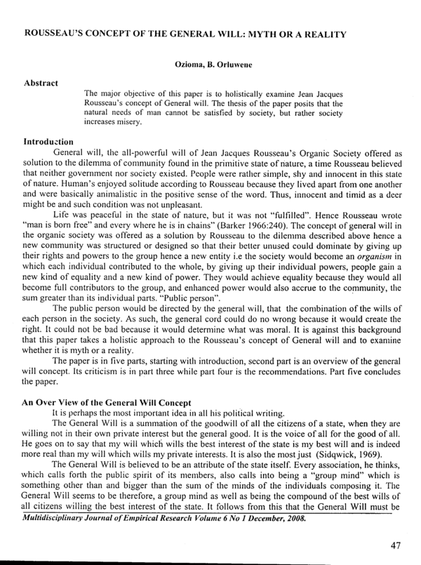 Rousseau social contract summary picture