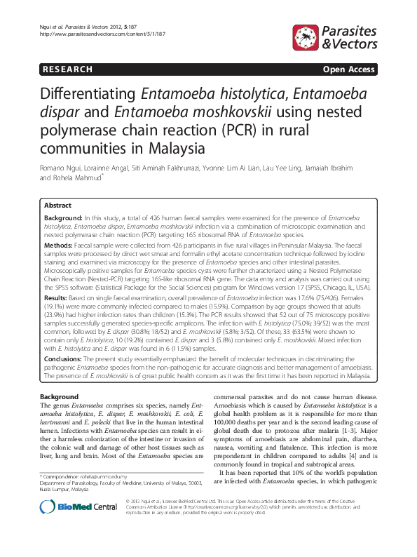 Entamoeba histolytica pathology picture