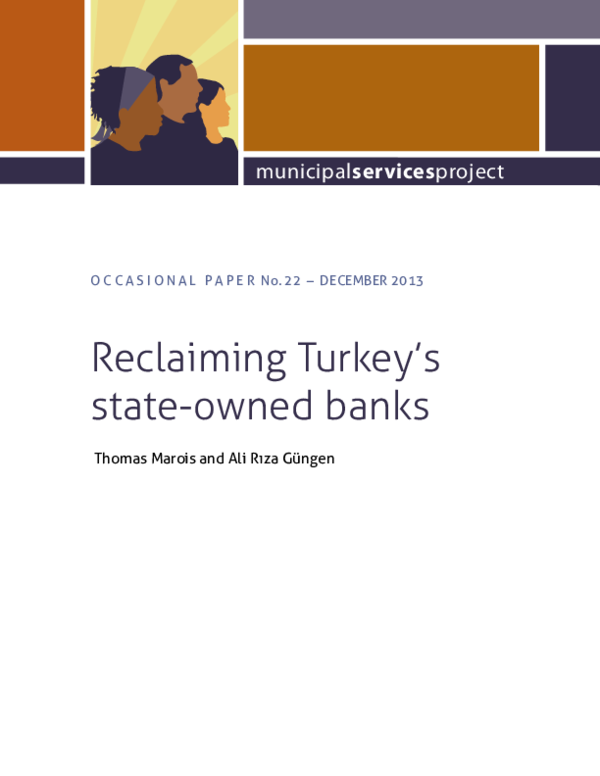 Reclaiming Turkey's state-owned banks