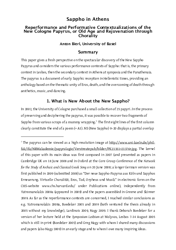 Was sappho married image